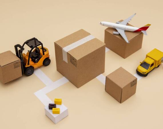 vehicles-boxes-supply-chain-representation